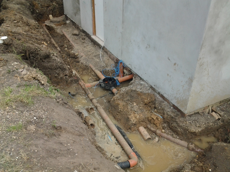  drainage soak away installation 
